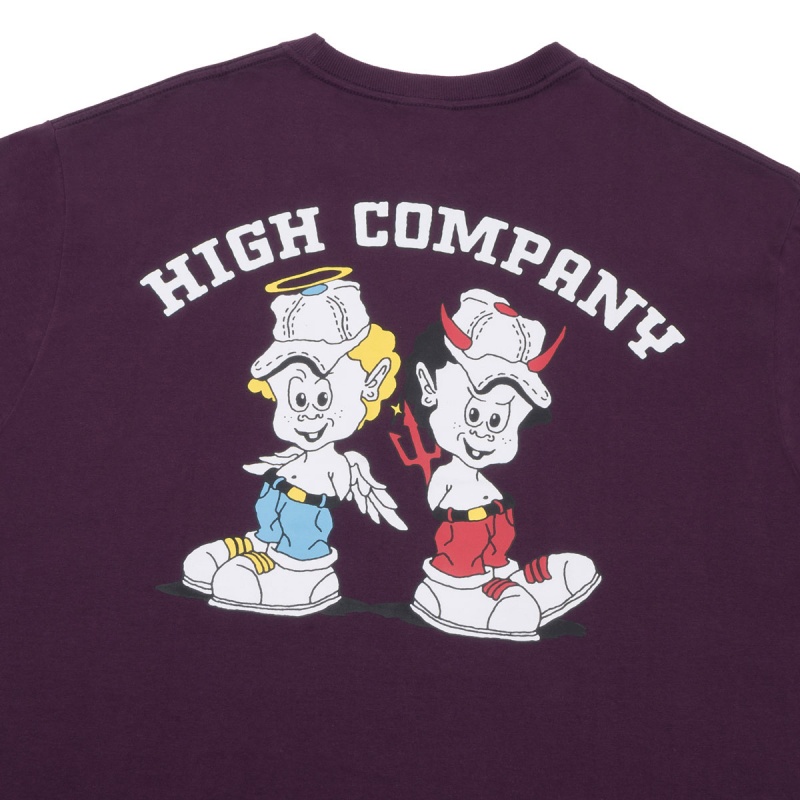 Camiseta High Dual Vinho